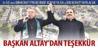 Konya’ya da 4 Bin Konut Yapılacak