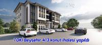 TOKİ Beyşehir 413 konut ihalesini Komyapı aldı
