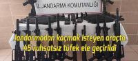 Jandarma 45 ruhsatsız tüfek ele geçirdi
