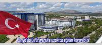 Konya'da üç üniversite uzaktan eğitim kararı aldı