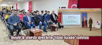 Beyşehir’de üniversite öğrencilerine “tütünle mücadele” konferansı