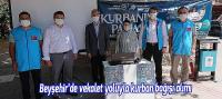 Beyşehir’de vekalet yoluyla kurban bağışı alımı