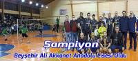 Beyşehir'de Öğretmenler Arası Voleybol Turnuvası Sona Erdi