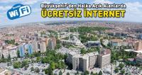 Büyükşehir’den Halka Açık Alanlarda Ücretsiz İnternet