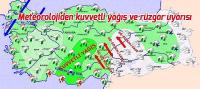 Meteorolojiden kuvvetli yağış ve rüzgar uyarısı