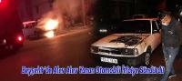 Beyşehir’de Alev Alev Yanan Otomobili İtfaiye Söndürdü