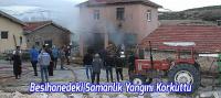 Besihanedeki Samanlık Yangını Korkuttu