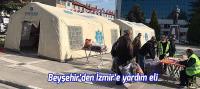 Beyşehir'den İzmir'e yardım eli
