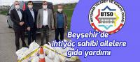 Beyşehir'de ihtiyaç sahibi ailelere gıda yardımı