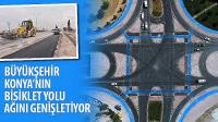 Büyükşehir Konya’nın Bisiklet Yolu Ağını Genişletiyor