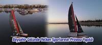 Beyşehir Gölünde Yelken Sporlarının Provası Yapıldı