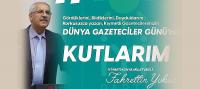 Yokuş'dan gazeteciler günü mesajı