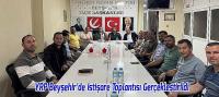 Yeniden Refah Partisi Beyşehir İlçe Teşkilatı’nda İstişare Toplantısı Gerçekleştirildi