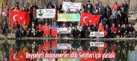 Beyşehirli doğaseverler İdlib Şehitleri için yürüdü