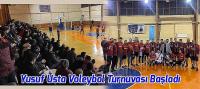 Yusuf Usta Voleybol Turnuvası Başladı