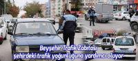 Beyşehir Trafik Zabıtası şehirdeki trafik yoğunluğuna yardımcı oluyor