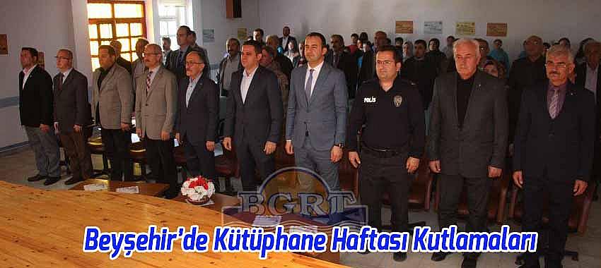 Beyşehir’de 59. Kütüphane Haftası Kutlanıyor