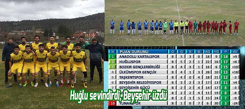 Huğlu sevindi, Beyşehir üzüldü