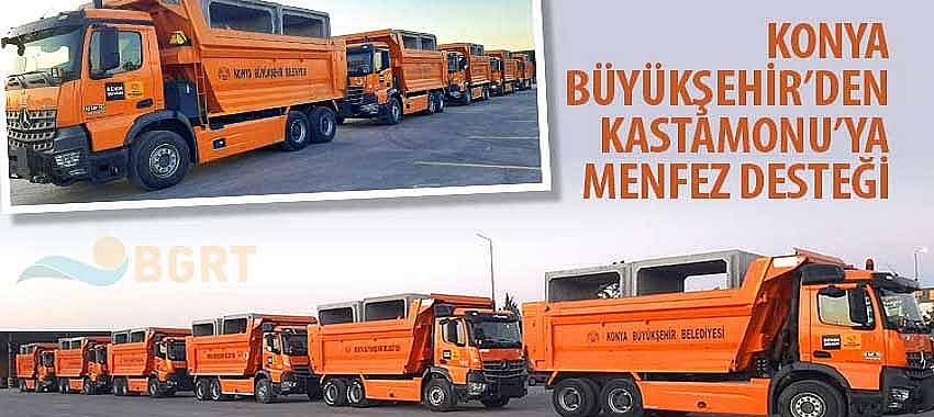 Konya Büyükşehir’den Kastamonu’ya Menfez Desteği