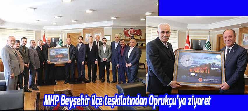 MHP Beyşehir ilçe teşkilatından Oprukçu’ya ziyaret