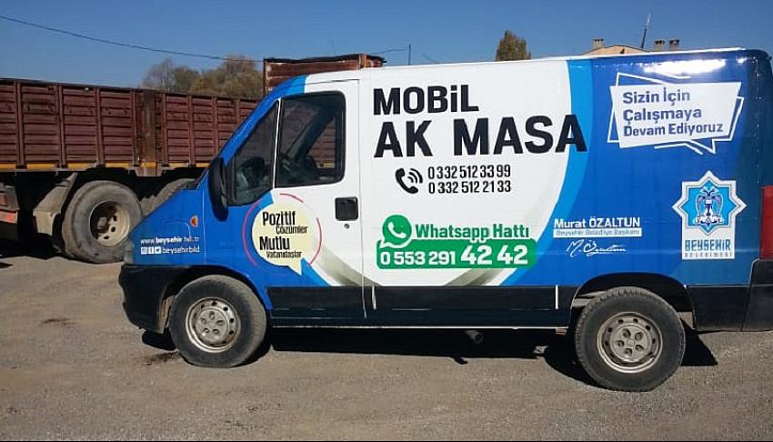 Beyşehir'de Mobil Ak Masa