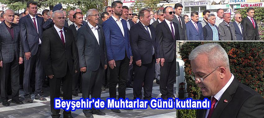 Beyşehir'de Muhtarlar Günü kutlandı