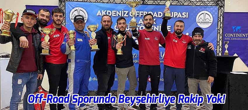 Off-Road Sporunda Beyşehirlilere Rakip Yok!