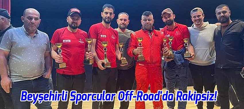 Beyşehirli Sporcular Off-Road'da Rakipsiz!
