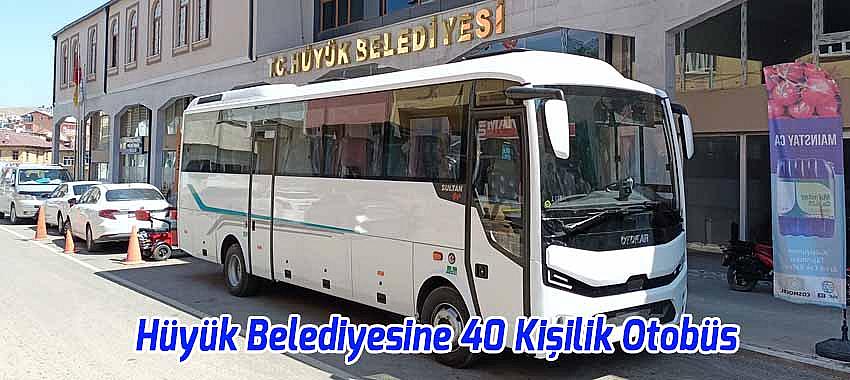 Hüyük Belediyesine 40 Kişilik Otobüs