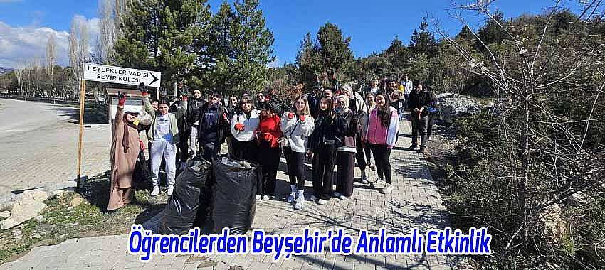 Öğrenciler Doğayla Buluştu: Beyşehir’de Anlamlı Etkinlik