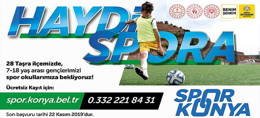 7-18 Yaş Arası Gençler Haydi Spora