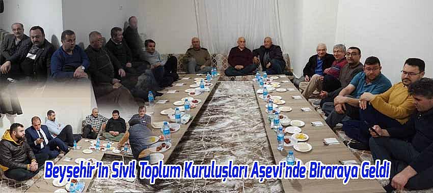 Beyşehir’in Sivil Toplum Kuruluşları Aşevi’nde Biraraya Geldi