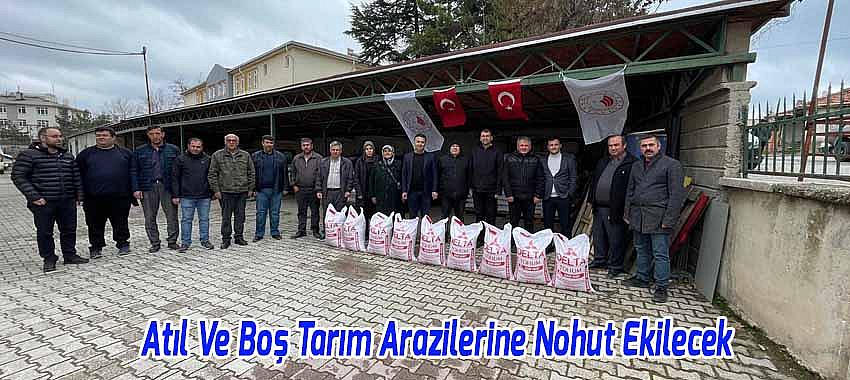 Beyşehir’de Atıl  Ve Boş Tarım Arazilerine Nohut Ekilecek