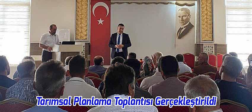 Beyşehir’de Tarımsal Planlama Toplantısı Gerçekleştirildi