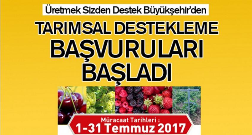 2018 Yılı Tarımsal Destek Başvuruları Başladı