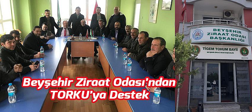 Beyşehir Ziraat Odası’ndan TORKU’ya Destek