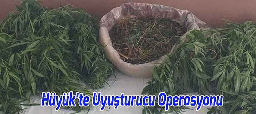 Hüyük’te Jandarmadan Uyuşturucu Operasyonu