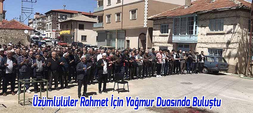 Üzümlülüler Rahmet İçin Yağmur Duasında Buluştu