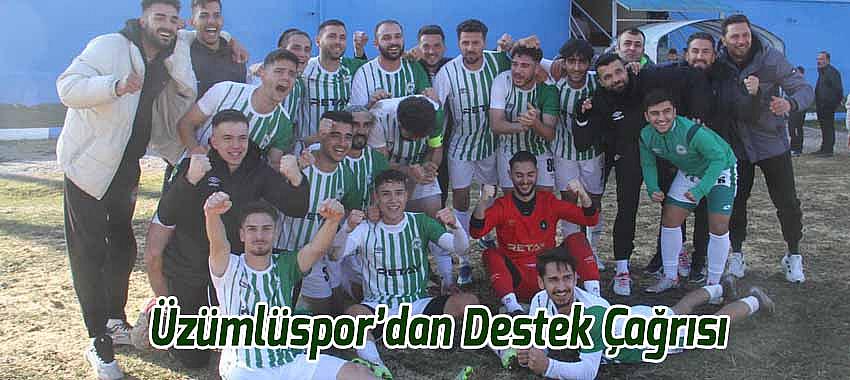 Play-Off'da Mücadele Edecek Üzümlüspor'dan Destek Çağrısı