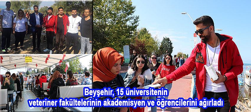 Beyşehir, 15 üniversitenin veteriner fakültelerinin akademisyen ve öğrencilerini ağırladı