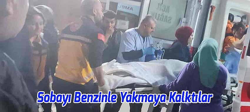 Beyşehir'de Sobayı Benzinle Yakmaya Kalkınca Çocuk Yandı