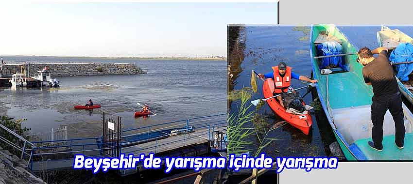 Beyşehir'de yarışma içinde yarışma düzenlendi