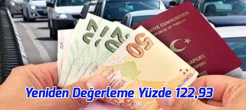 2022 Yılı Yeniden Değerleme Oranı Yüzde 122,93 Olarak Belirledi