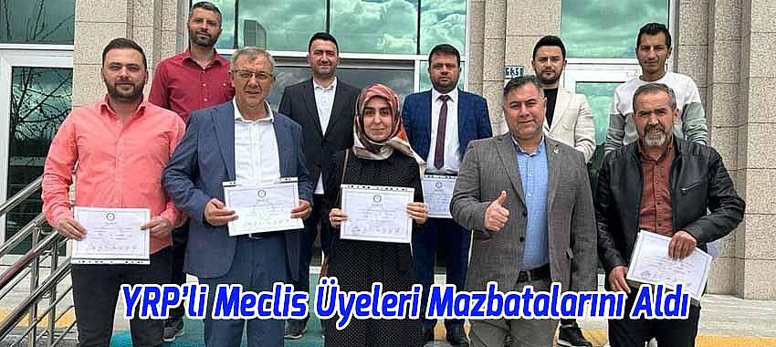 Yeniden Refahlı Beyşehir Belediyesi Meclis Üyeleri Mazbatalarını Aldı