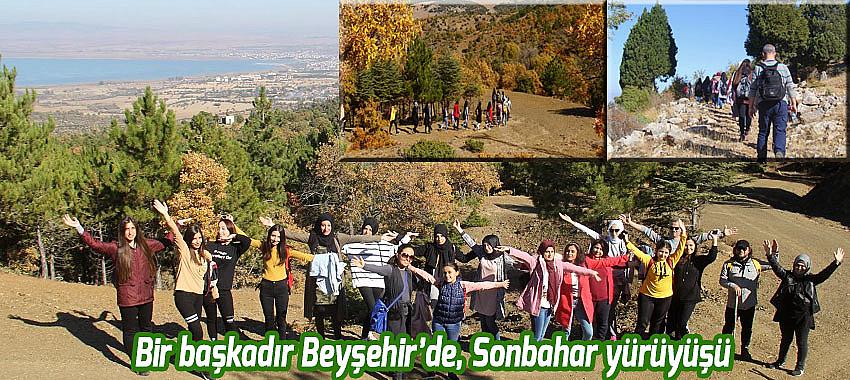 Bir başkadır Beyşehir'de sonbahar yürüyüşü