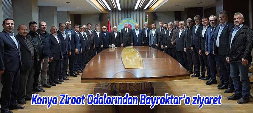 Konya Ziraat Odalarından Bayraktar’a ziyaret