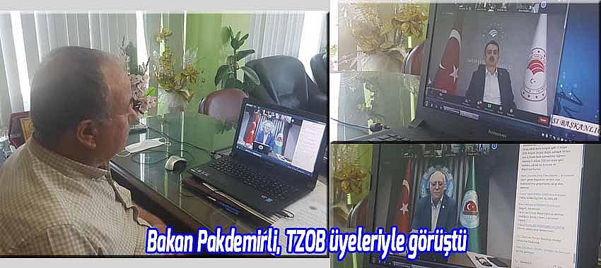 Bakan Pakdemirli, TZOB üyeleriyle görüştü