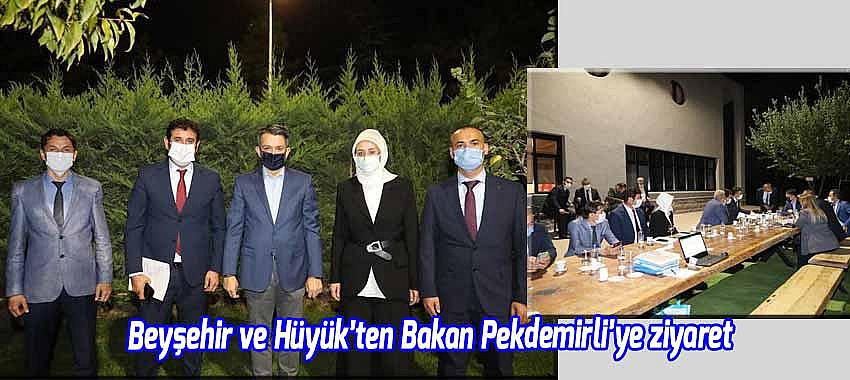 Tarım ve Orman Bakanı Pakdemirli'yi ziyaret ettiler