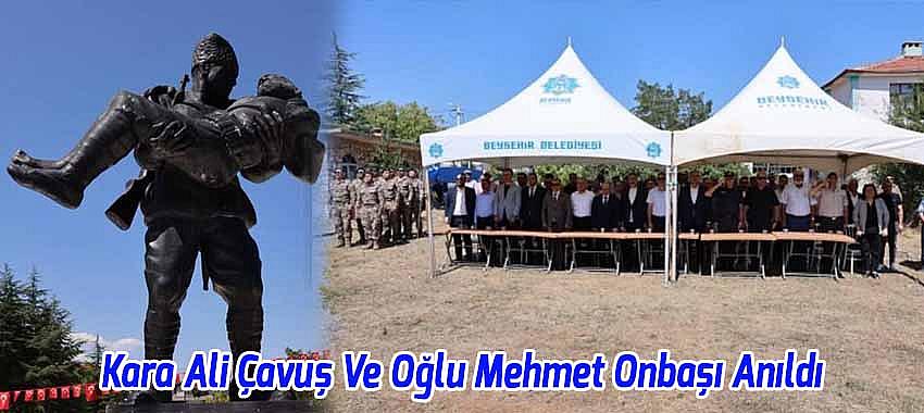 Çetmili Kara Ali Çavuş Ve Oğlu Mehmet Onbaşı Anıldı
