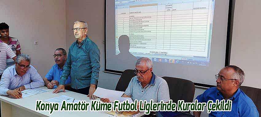 Konya Amatör Küme Futbol Liglerinde Kuralar Çekildi